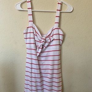 Stripped bodycon dress